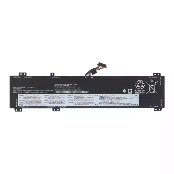 Batería para laptop Lenovo L21B4PC0 L21C4PC1 L21D4PC1 L21M4PC2 L21M4PC3