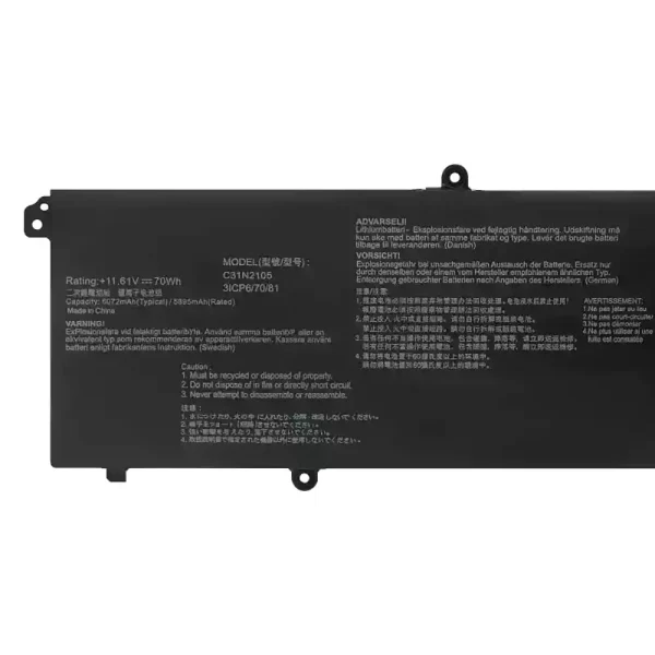 Batería para laptop ASUS C31N2105 - Image 3