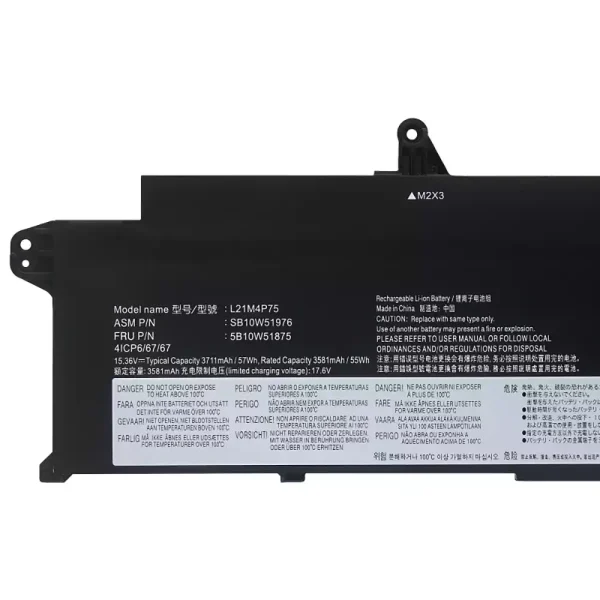 Batería para laptop LENOVO L21B4P71 L21M4P75 L21C4P75 L21L4P73 - Image 3
