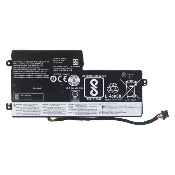 Batería para laptop LENOVO 45N1112 45N1113