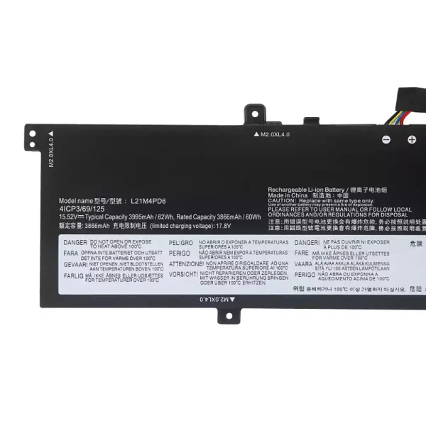 Batería para laptop LENOVO L12M4PD6 - Image 3