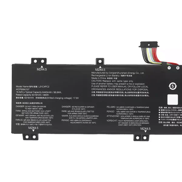 Batería para laptop LENOVO L21C4PC2 L21C4PC3 L21D4PC2 L21M4PC5 L21M4PC6 - Image 3