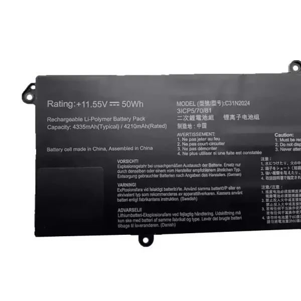 Batería para laptop ASUS C31N2024 - Image 3