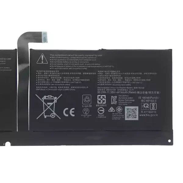 Batería para laptop 96BTA016H 96BTA015H DYNC01,Microsoft Surface Pro 8 1983 1982 - Image 3