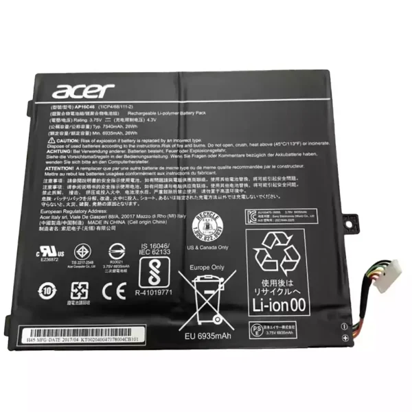 Batería para laptop Acer AP16C46