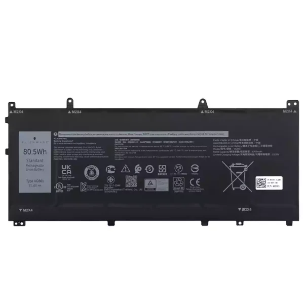 Batería para laptop DELL VG661 V4N84,DELL Alienware x14 R1 R2