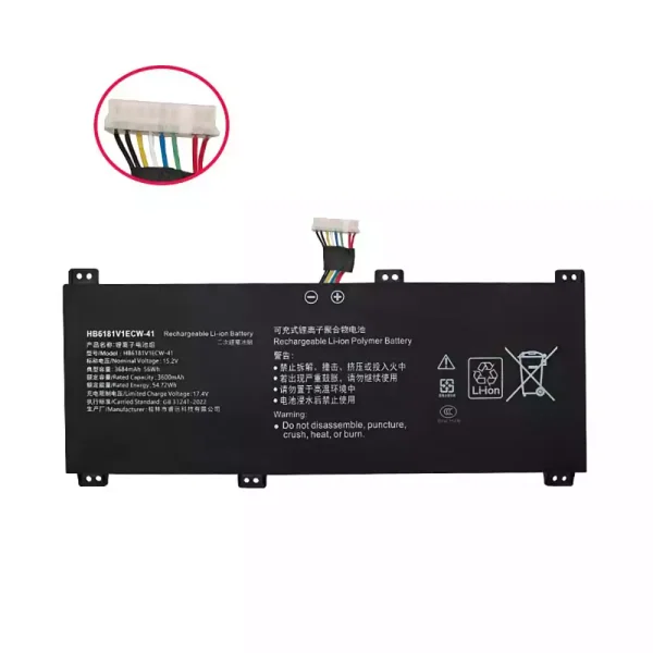 Batería para laptop HUAWEI HB6181V1ECW-41