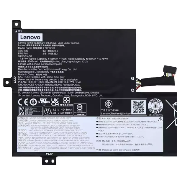 Batería para laptop LENOVO L22C3P70 SB11H56254 5B11H56353 - Image 3