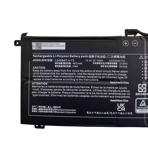 Batería para laptop L240BAT-4-73 - Image 3