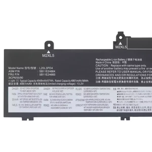 Batería para laptop LENOVO L20M3PD4 L20L3PD4 - Image 3