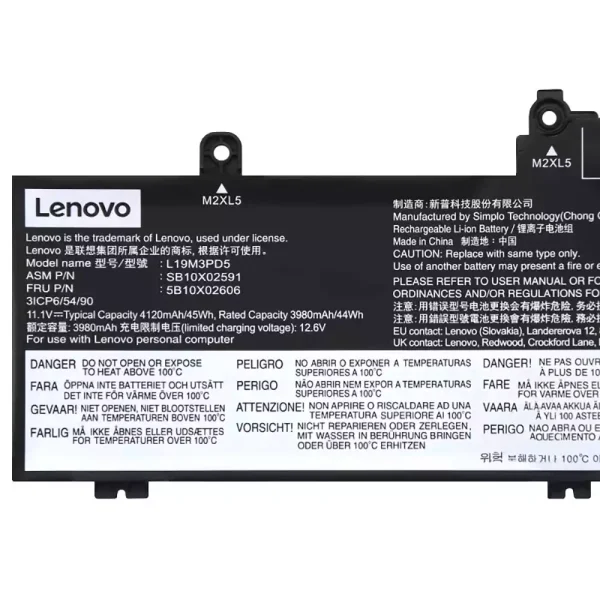 Batería para laptop LENOVO L20M3PD4 L20L3PD4 - Image 3