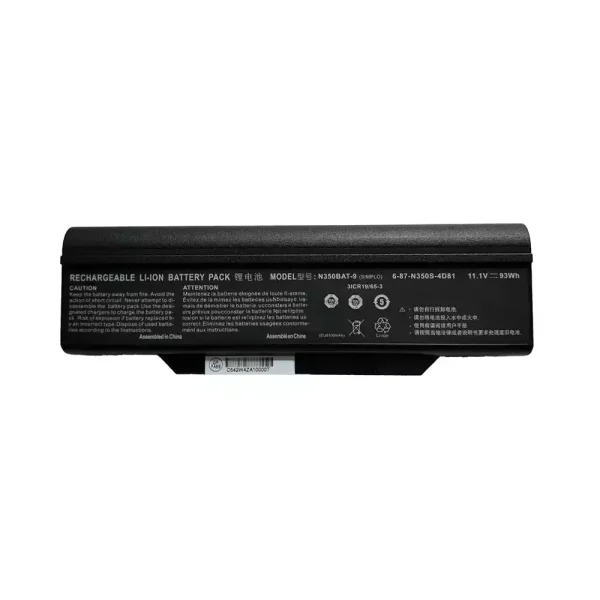 Batería para laptop N350BAT-9 6-87-N350S-4D81
