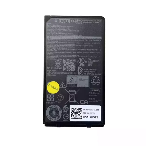 Batería para laptop DELL WV9RV WCKPX