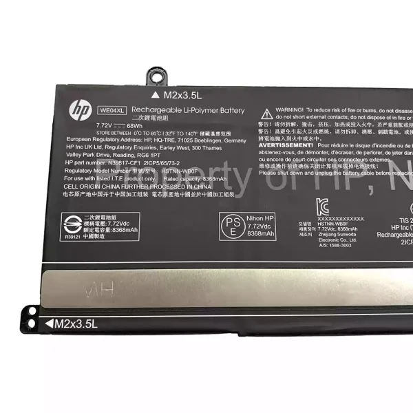 Batería para laptop HP WE04XL HSTNN-WB0F N39857-005 - Image 3