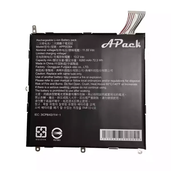 Batería para laptop APack APP00364