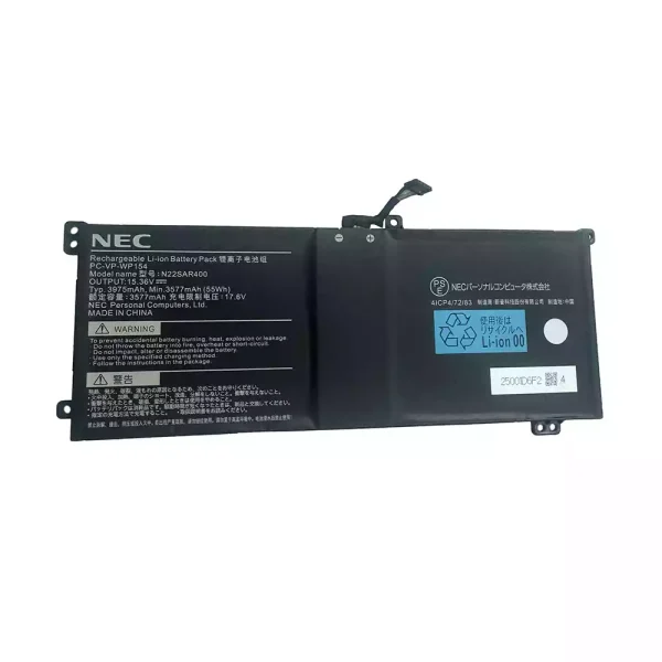 Batería para laptop NEC PC-VP-WP154 N22SAR400