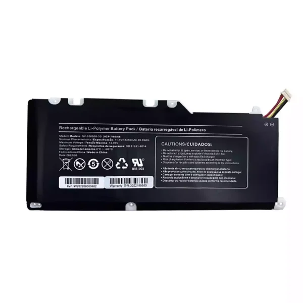 Batería para laptop POSITIVO NV-636668-3S