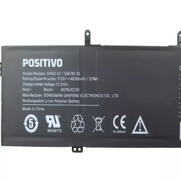 Batería para laptop POSITIVO DN50-57 556781-3S - Image 3