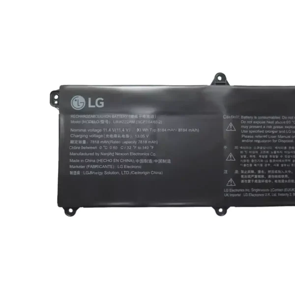 Batería para laptop LG LBW222AM - Image 3