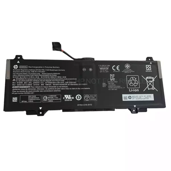 Batería para laptop HP GG02XL