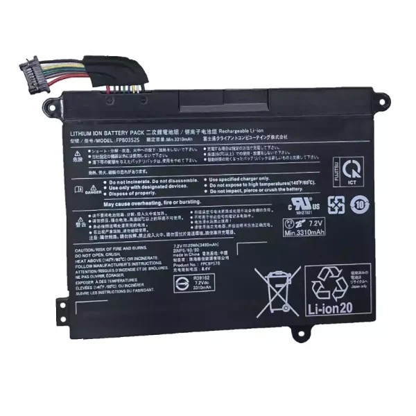 Batería para laptop Fujitsu FPB0352S FPCBP578