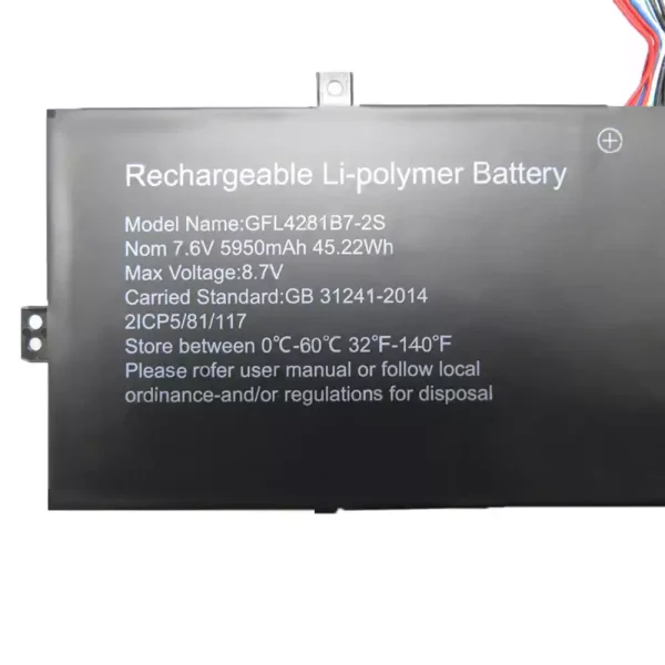 Batería para laptop GFL4281B7-2S - Image 2
