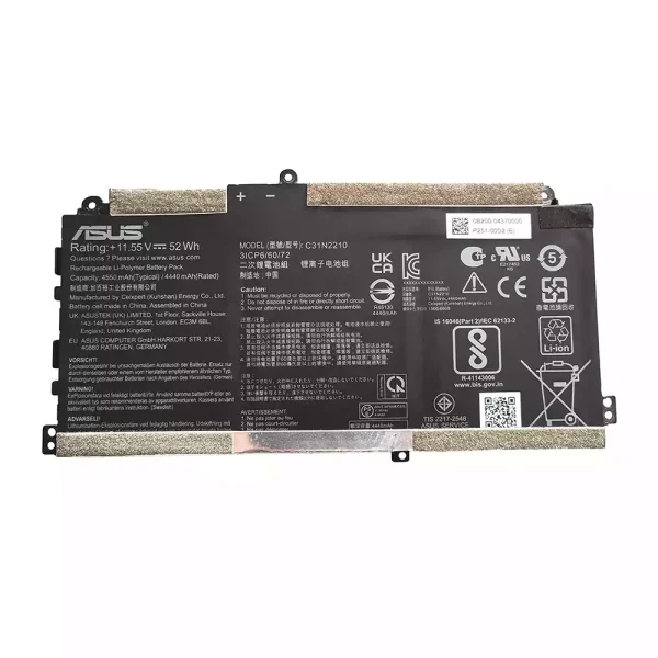 Batería para laptop ASUS C31N2210