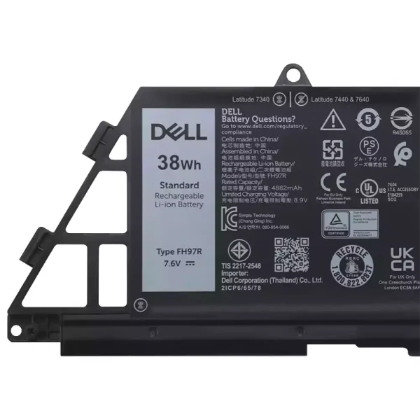 Batería para laptop DELL FH97R 76KVG 599M7 - Image 3