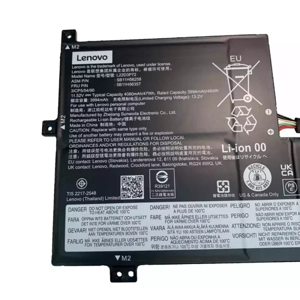 Batería para laptop LENOVO L22D3P72 L22M3P72 - Image 3