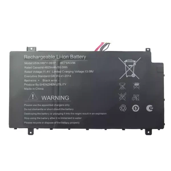 Batería para laptop U536396PV-3S1P