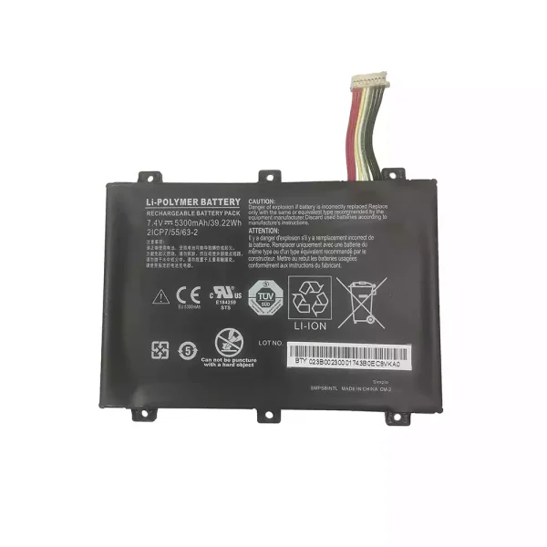 Batería para laptop SMP-BOBCACLL4 xplore ix101b1 ix101b2