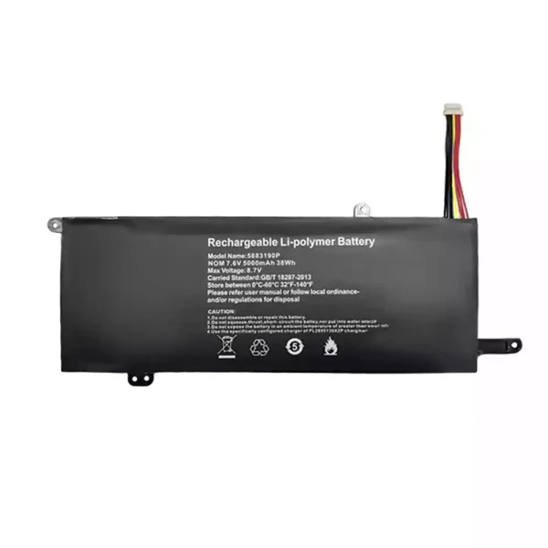 Batería para laptop F152G-ZC-5095-4125 WTL-5883190P-2S 5883190P