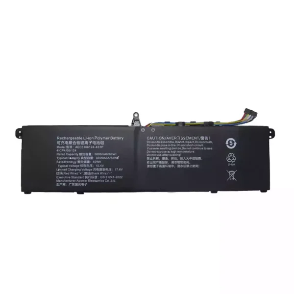 Batería para laptop AEC3166124-4S1P