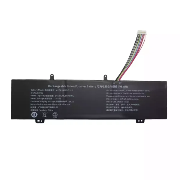 Batería para laptop AEC616085-3S1P