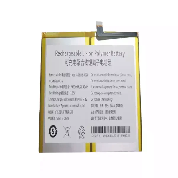 Batería para laptop AEC3463113-1S2P
