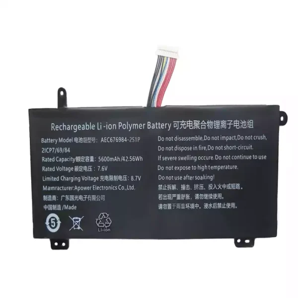 Batería para laptop AEC676984-2S1P - Image 3