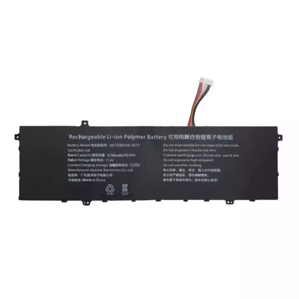 Batería para laptop AEC5080100-3S1P