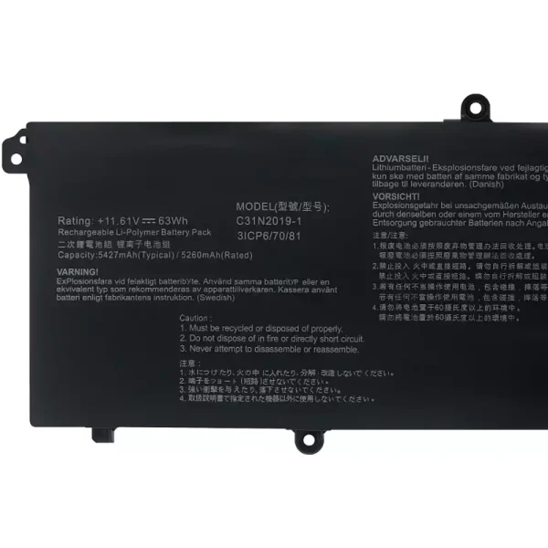 Batería para laptop ASUS C31N2019-1 - Image 3