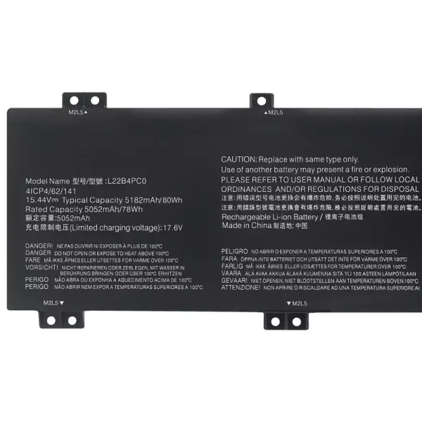 Batería para laptop LENOVO L22B4PC0 L22M4PC0 L22D4PC0 L22C4PC0 L22X4PC0 - Image 3