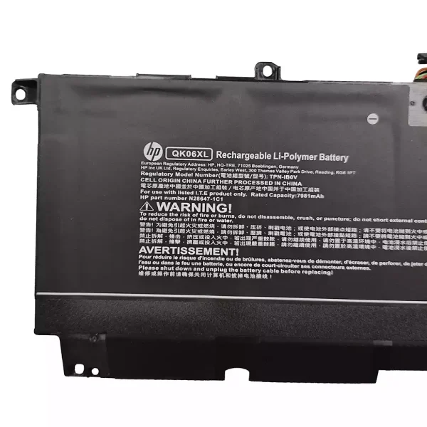 Batería para laptop HP QK06XL - Image 3