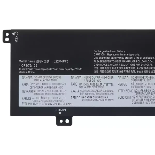 Batería para laptop LENOVO L22D4PF5 L22C4PF5 L22X4PF5 L22B4PF5 L22M4PF5 - Image 3