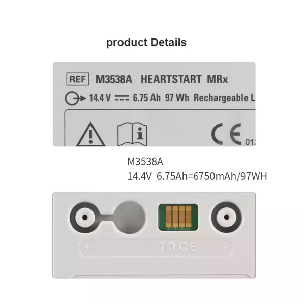 Batería nueva para PHILIPS HeartStart MRx M3538A M3535A M3536A M3535-60992 - Image 3