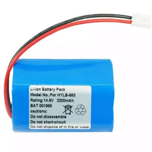 Batería nueva para Biocare ECG-1200,ECG-1210,ECG-1201,FM-801