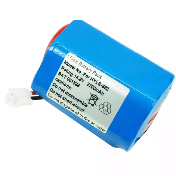 Batería nueva para Biocare ECG-1200,ECG-1210,ECG-1201,FM-801 - Image 2