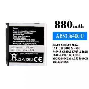 Batería telefono celular AB533640CU para Samsung S3600/S3600 Metro