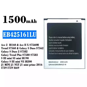 Batería telefono celular EB425161LU para Samsung Ace 2