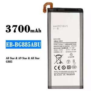 Batería telefono celular EB-BG885ABU para Samsung A8 Star,A9 Star