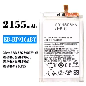 Batería telefono celular EB-BF916ABY para Samsung Galaxy Z Fold 2 5G