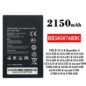 Batería telefono celular HB505076RBC para HUAWEI Y3 2 / HonorBee 2 / Ascend Y600 / Ascend G700