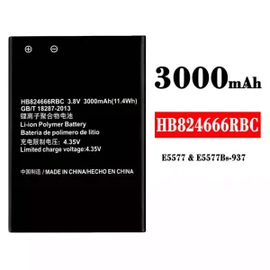Batería telefono celular HB824666RBC para HUAWEI E5577